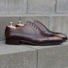 Cap toe balmoral oxford brown mix