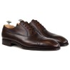 Cap toe balmoral oxford brown mix