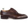 Cap toe balmoral oxford brown mix