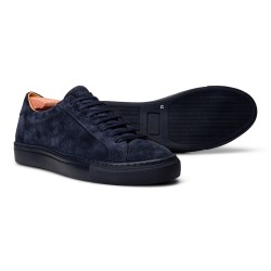 Skolyx Premium sneaker in Dunkelblau Wildleder marineblaue Sohle