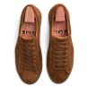 Skolyx Premium sneaker in medium brown suede with brown sole