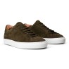 Skolyx Premium sneaker in Loden green suede