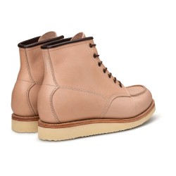 Midas x Skolyx x Dr. Sole Moc toe boot natural semi veg tan | Skolyx