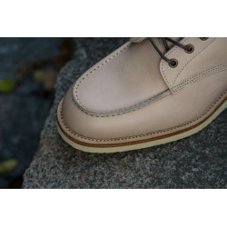 Midas x Skolyx x Dr. Sole Moc toe boot natural semi veg tan | Skolyx