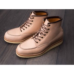 Midas x Skolyx x Dr. Sole Moc toe boot natural semi veg tan | Skolyx