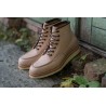 Midas x Skolyx x Dr. Sole Moc toe boot natural semi veg tan | Skolyx