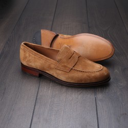 Yanko penny loafers light brown suede UK6,5 / EU41,5 - Seconds