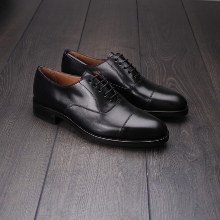 Yanko black plain cap toe oxford UK5 / EU39 - Odd