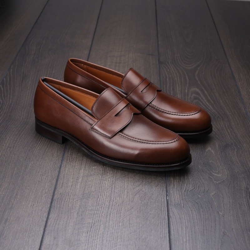 Skolyx penny loafer dark brown UK6,5 / EU40,5 - Seconds