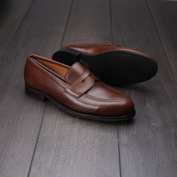 Skolyx penny loafer dark brown UK6,5 / EU39,5 - Seconds