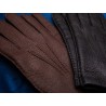 Skolyx gloves brown peccary cashmere lined | Skolyx