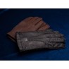 Skolyx gloves black peccary cashmere lined | Skolyx