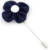 Lapel pin flower - blue