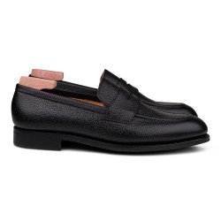 Skolyx penny loafer i sort grainlæder | Skolyx