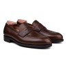 Skolyx Penny Loafer in brown grain | Skolyx