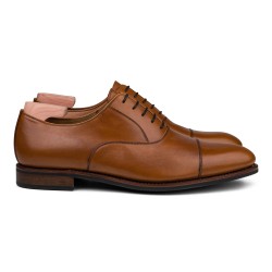 Skolyx lysebrune plain cap toe Oxfords | Skolyx