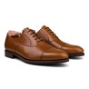 Skolyx light brown plain cap toe oxford | Skolyx