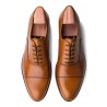 Skolyx light brown plain cap toe oxford | Skolyx