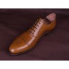 Skolyx light brown plain cap toe oxford | Skolyx