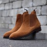 Chelsea boot light brown suede