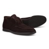 Yanko Traveler Shoes dark brown reverse kudu suede with dark sole | Skolyx