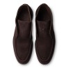 Yanko Traveler Shoes dark brown reverse kudu suede with dark sole | Skolyx