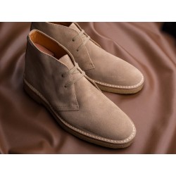 Yanko Stitchdown desert boot sand | Skolyx