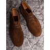 Yanko Stitchdown desert boot medium brown suede | Skolyx