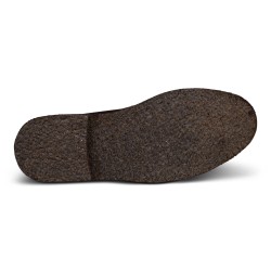 Yanko Stitchdown desert boot medium brown suede | Skolyx