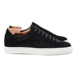 Skolyx premium sneakers i svart semsket skinn | Skolyx