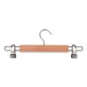 Hanger with clips - cedar wood | Quality clothing care | Skolyx