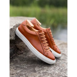 Skolyx Premium sneaker in cognac leather | Skolyx