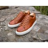 Skolyx Premium sneaker in cognac leather | Skolyx