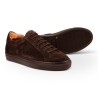 Skolyx Premium sneaker in dark brown suede with dark sole | Skolyx