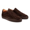 Skolyx Premium sneaker in dark brown suede with dark sole | Skolyx