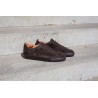 Skolyx Premium sneaker in dark brown suede with dark sole | Skolyx