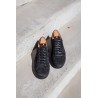 Skolyx Premium sneaker in black suede with white sole | Skolyx