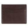 Card holder dark brown leather | Skolyx