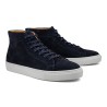 Skolyx premium sneaker high top in navy suede | Skolyx