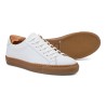 Skolyx Premium sneaker in white leather with gum sole | Skolyx