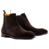 Chelsea boot dark brown suede