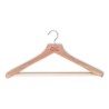 Engraved hanger in cedar | Experts on clothing care | Skolyx