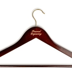 Engraved shirt hanger in high gloss finish | Skolyx