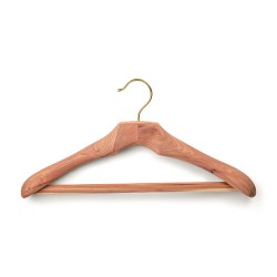 Hanger with contour in cedar wood | Skolyx