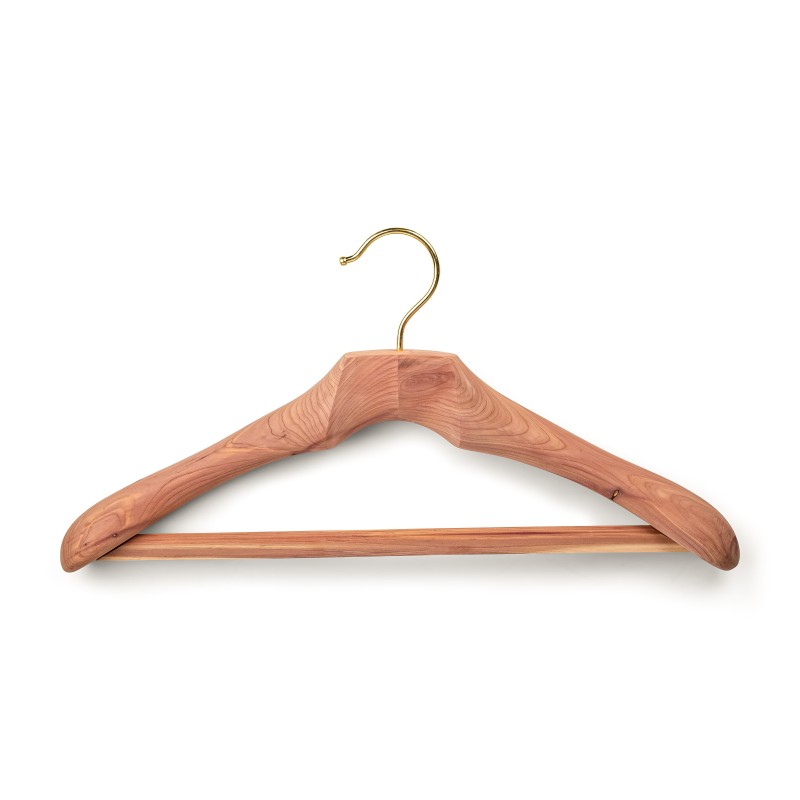 Hanger with contour in cedar wood | Skolyx