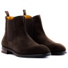 Chelsea boot dark brown suede