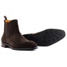 Chelsea boot dark brown suede