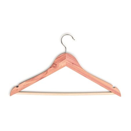 Women's shirt hanger in cedar wood | Skolyx