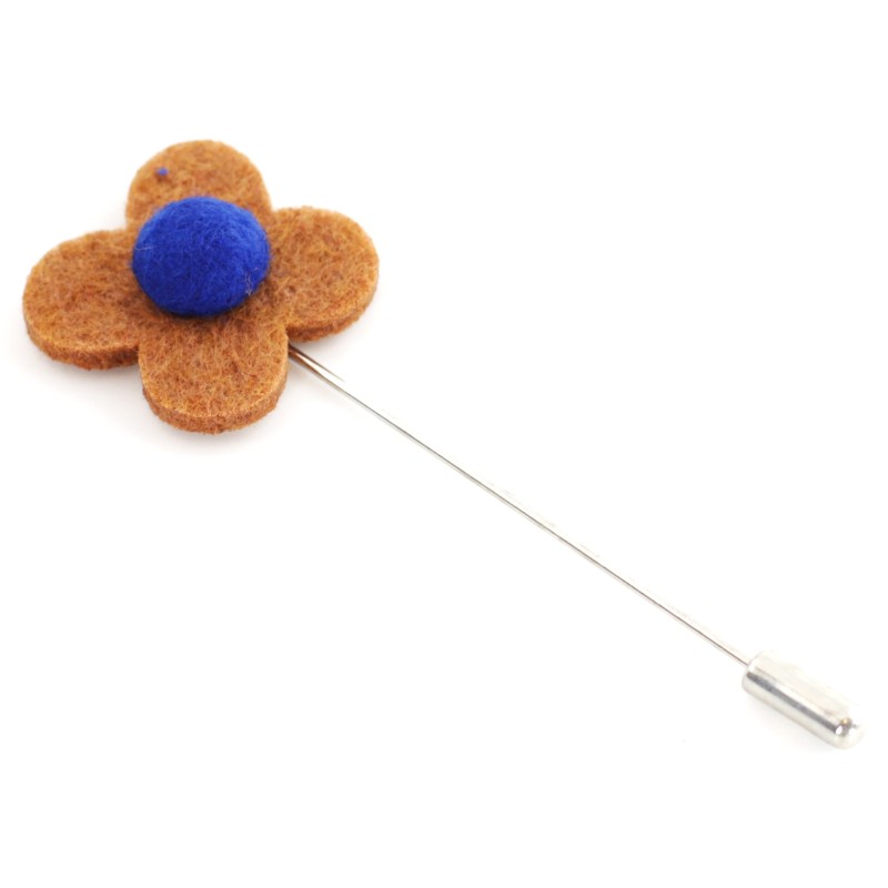 Lapel pin flower