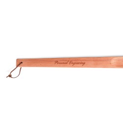 Shoehorn with engraving in cedar 50 cm | Skolyx